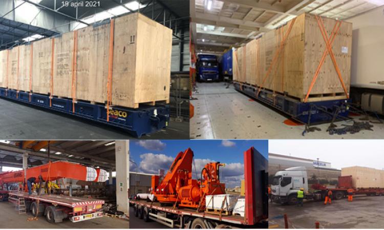 Our latest cross trade and import OOG shipments.
