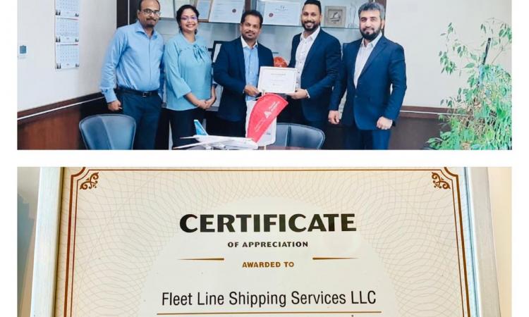 FLS was awarded with the best performer for OOG (Project Cargo) for the year 2019-20 by Hapag-Lloyd