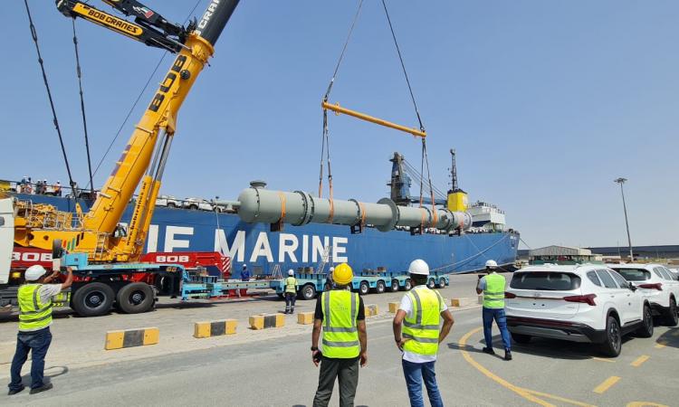 24 Meter Long Exchanger of 85 tons